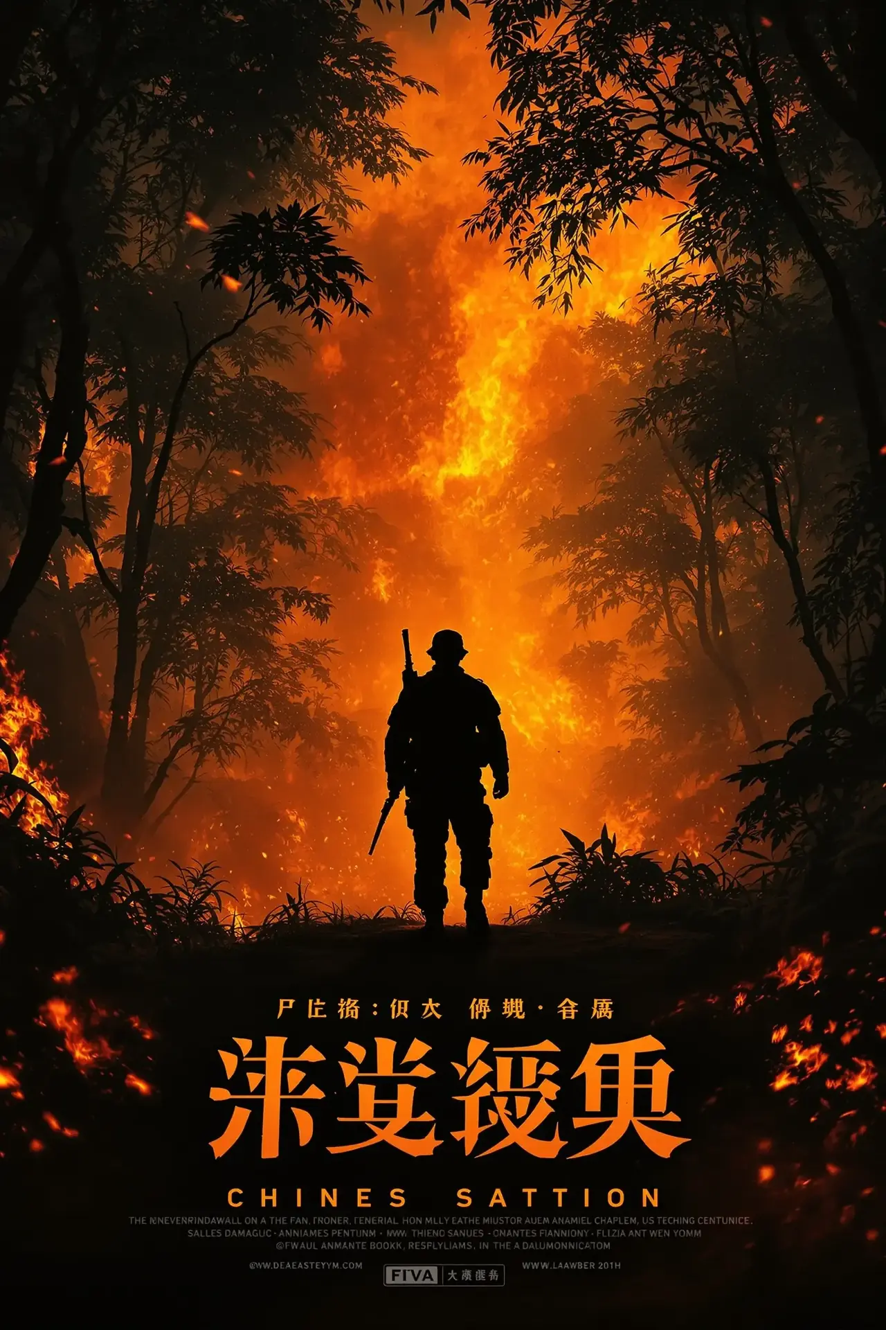 烈焰长城 海报